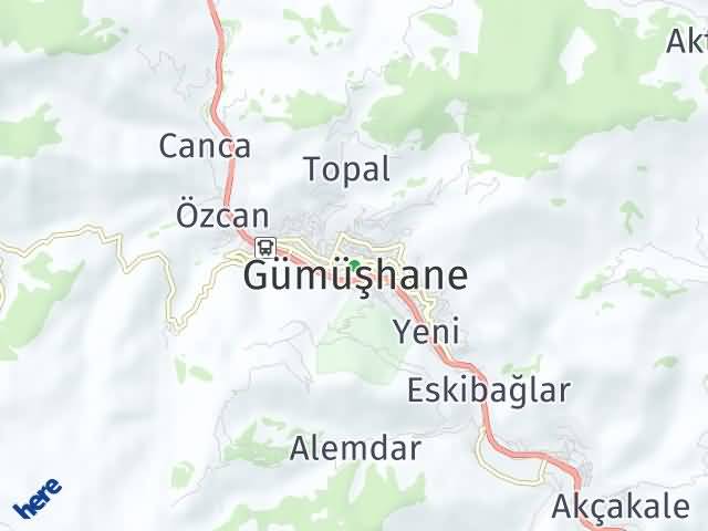 Gümüşhane Yol Tarifi