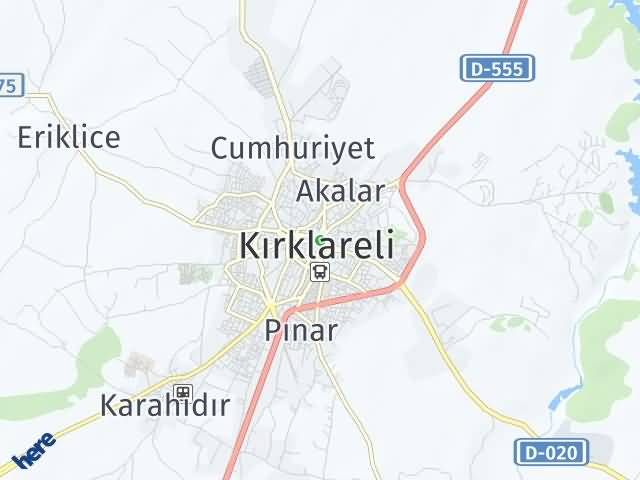 Kırklareli Yol Tarifi Haritası Kırklareli Yol Tarifi Haritası