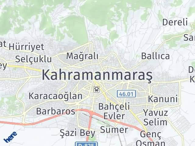 Kahramanmaraş Yol Tarifi