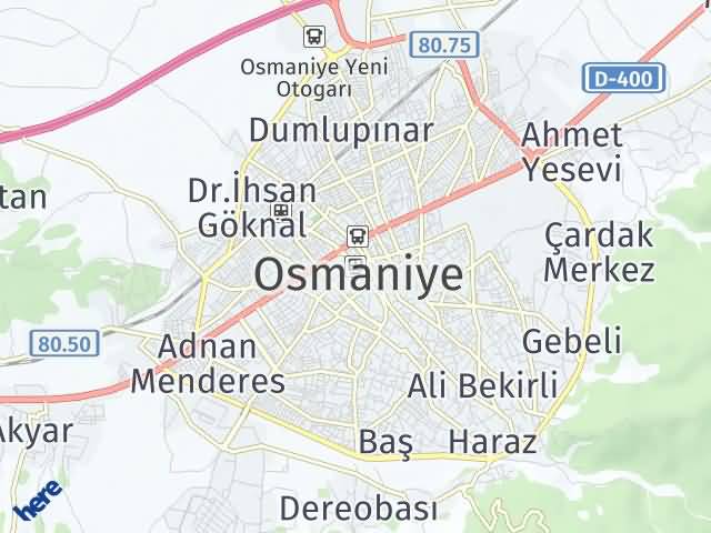 Osmaniye Yol Tarifi