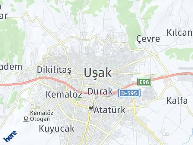 Uşak Yol Tarifi