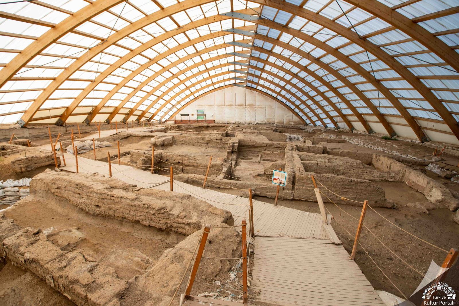 Çatalhöyük Neolitik Kenti Kazı Alanı Ve Höyük Konya