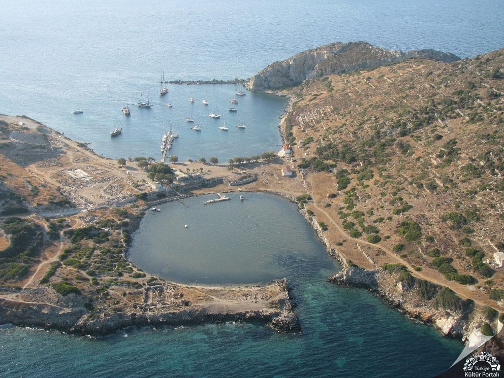 Knidos Antik Kenti Deniz Feneri ve Kalıntılar Datça Muğla