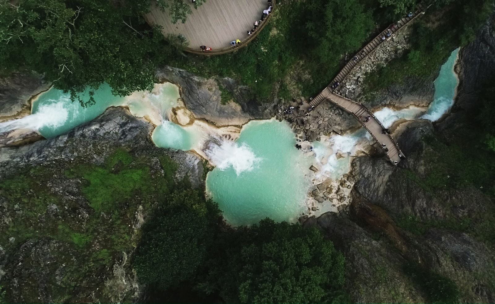 Mavi Göl Turkuaz Renkli Su Ve Kuzalan Tabiat Parkı Giresun